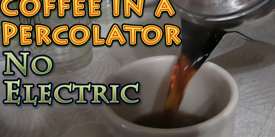 How to Make  Coffee in a Percolator