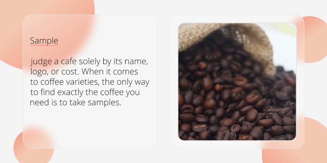 Coffee Supplier Choosing Tips