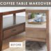 Coffee Table Makeover | How to refinish a coffee table or any wood furniture